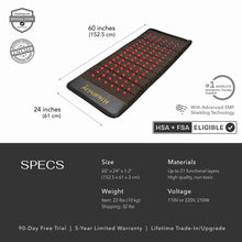 Load image into Gallery viewer, The Jet Series | PEMF Infrared Heating Mats