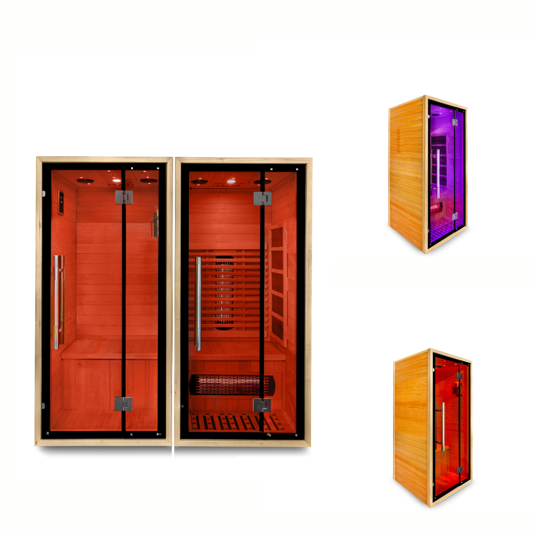 AERO SALT Booth & AERO Infrared Sauna Booth Bundle [Backordered]